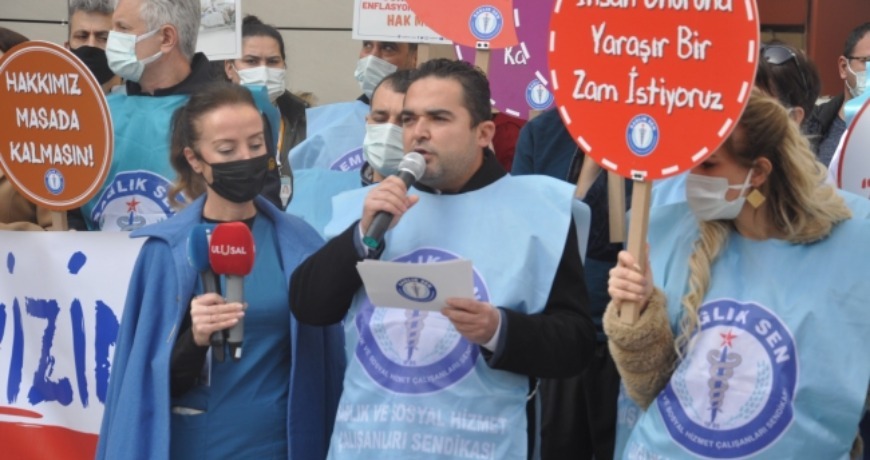 Sağlık Sen İzmir'den Zam Tepkisi 